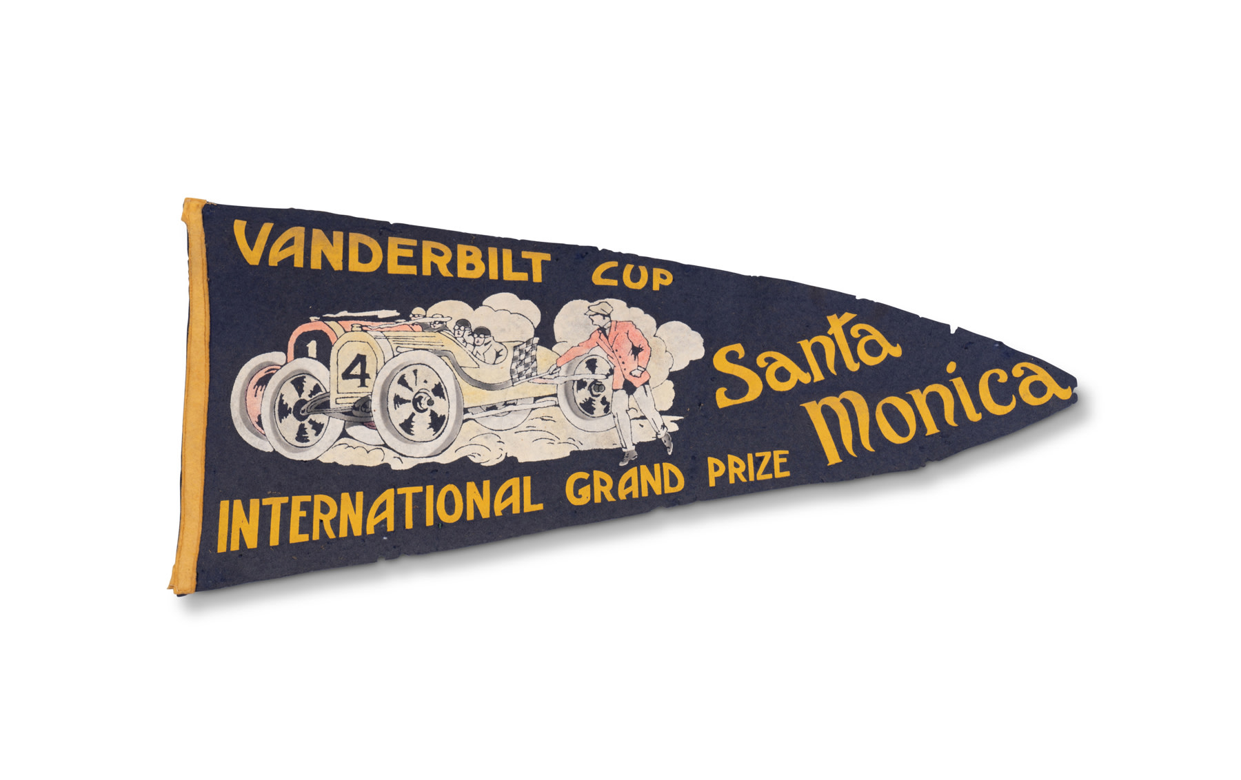 Santa Monica Vanderbilt Cup Pennant Gooding & Company